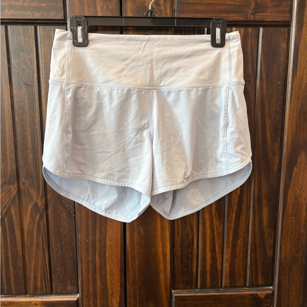 Women’s light blue lululemon shorts